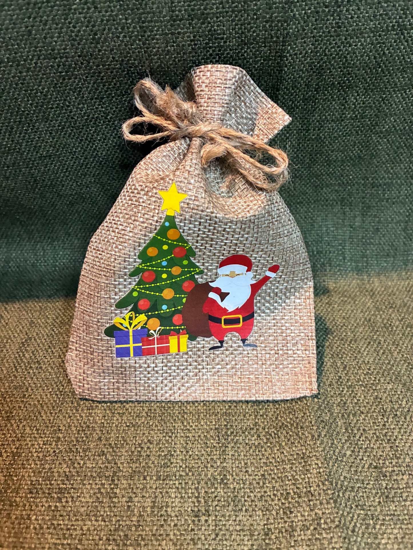 Christmas Hessian Bag