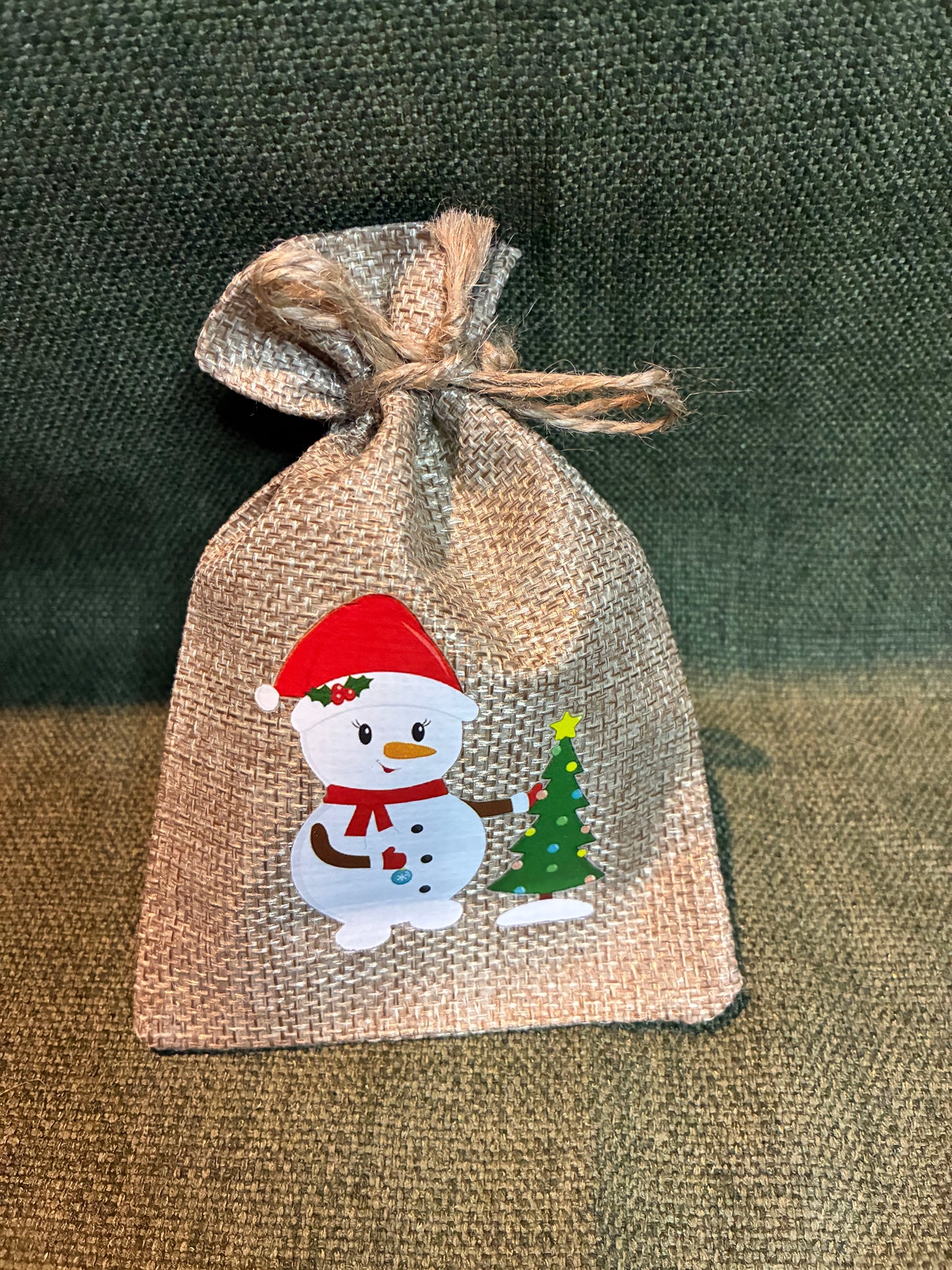 Christmas Hessian Bag