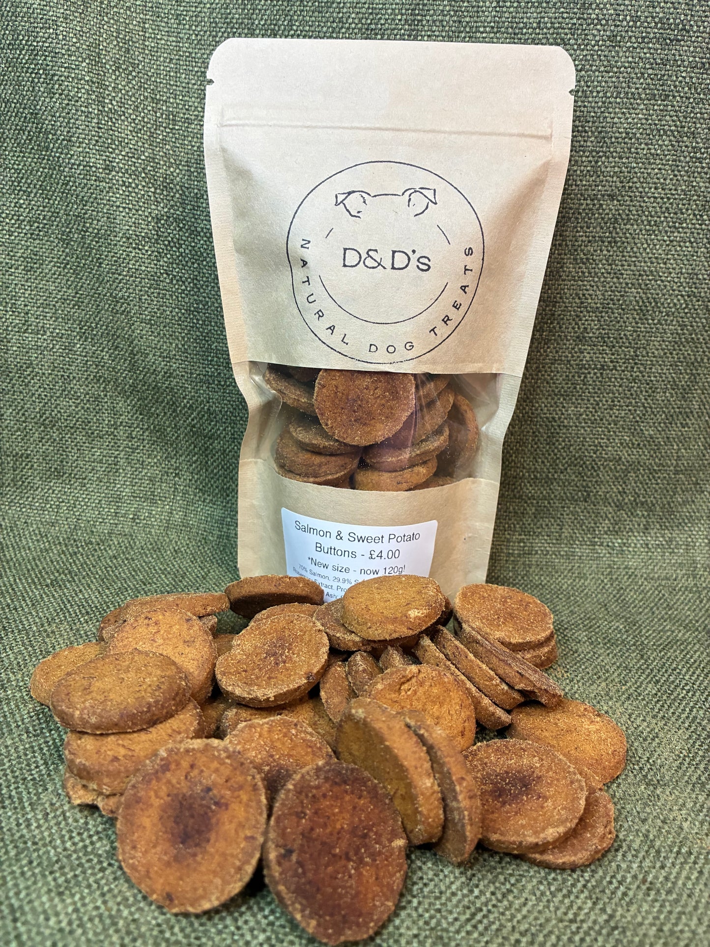 Salmon & Sweet Potato Cookies