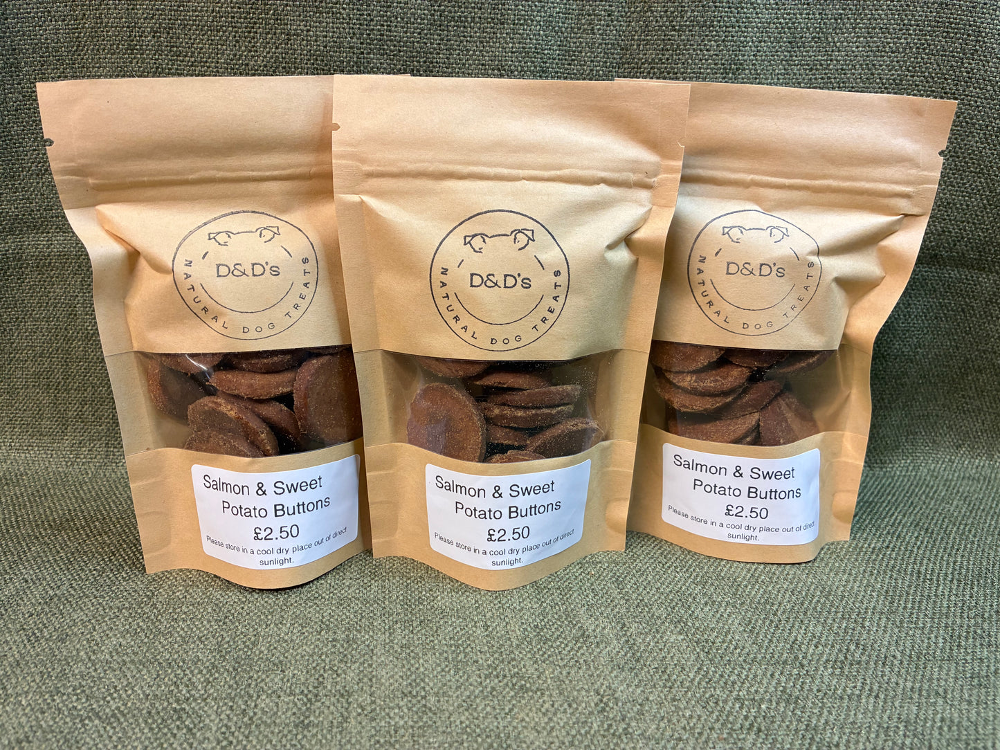 Salmon & Sweet Potato Cookies