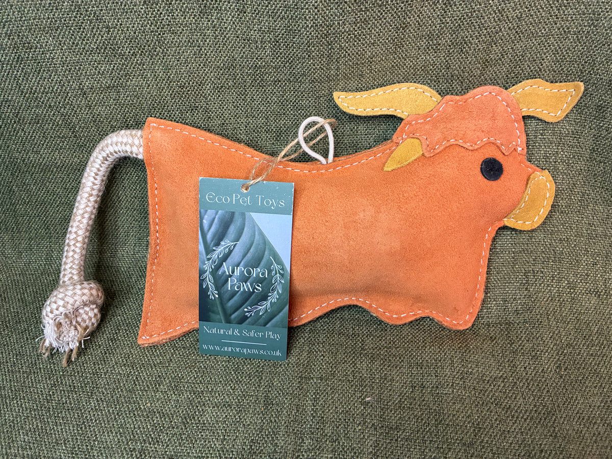 Highland Cow Aurora Paws Eco Dog Toy