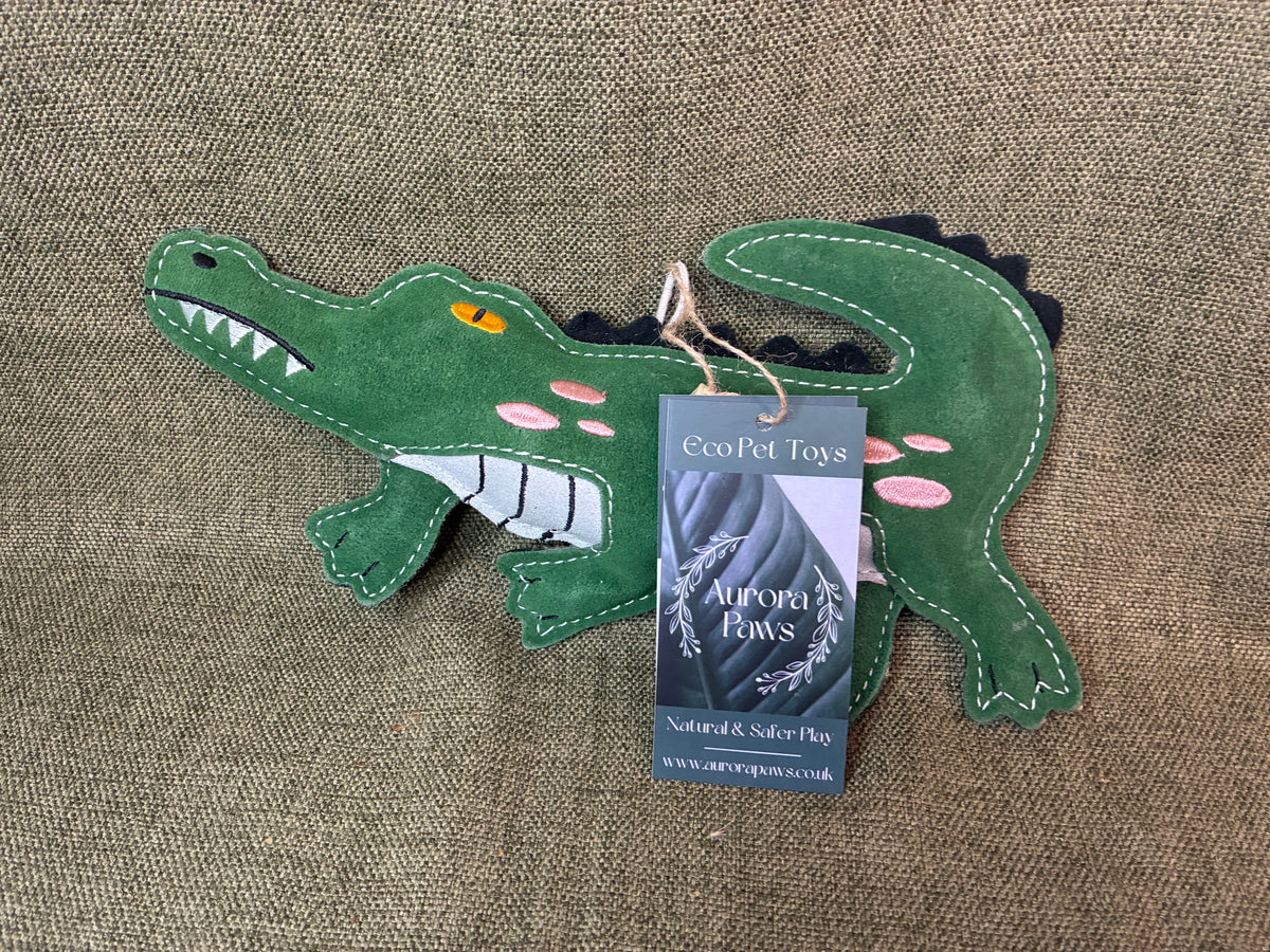 Crocodile Aurora Paws Eco Dog Toy