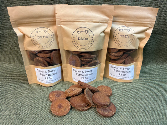 Salmon & Sweet Potato Cookies