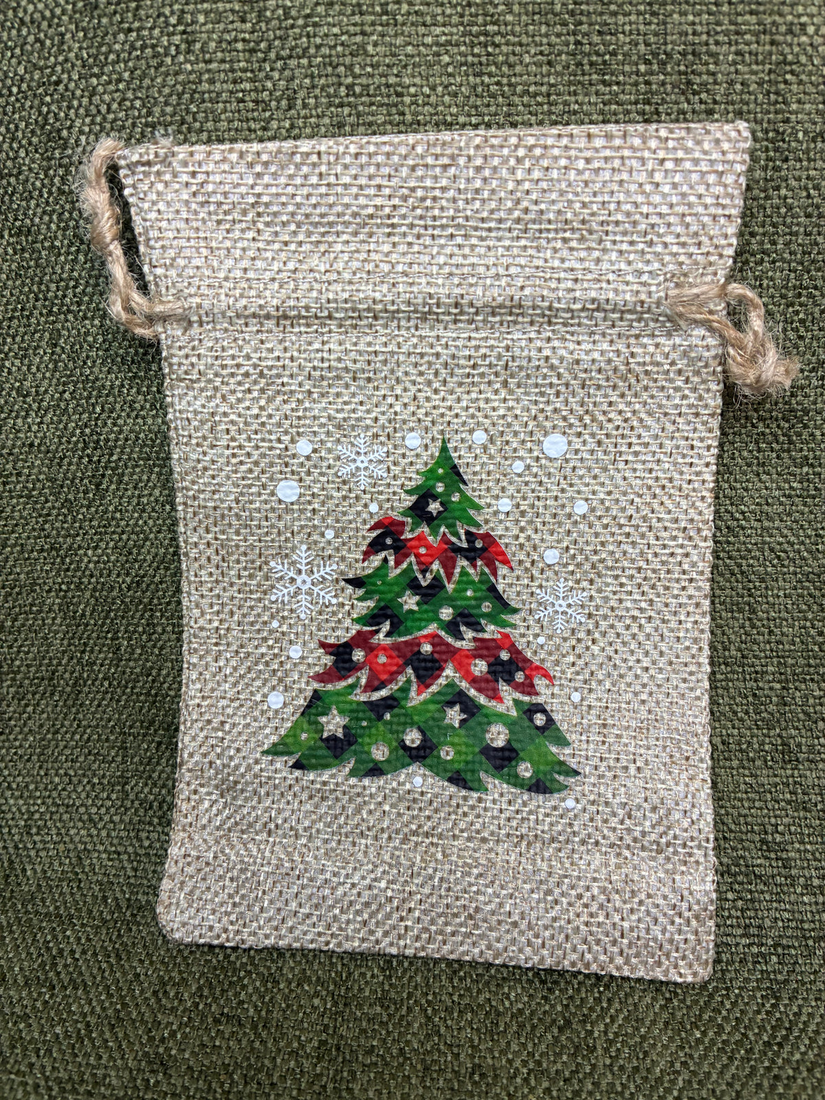 Christmas Hessian Bag