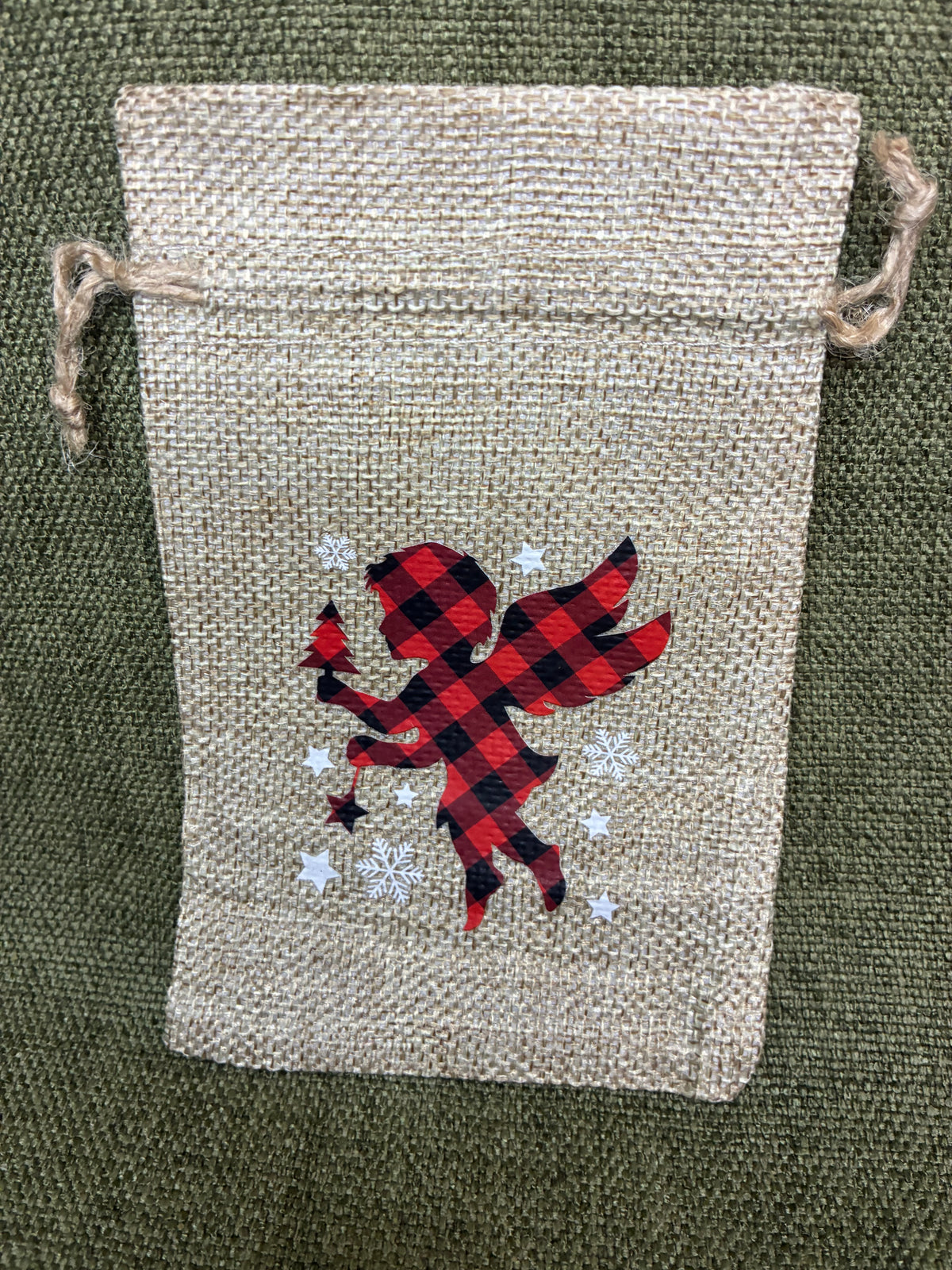 Christmas Hessian Bag
